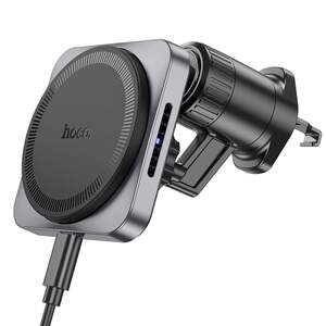 Автодержатель Hoco HW15 магнитный с зарядкой
