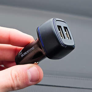 Автомобильное Зарядное Устройство 12W 2USB 2.4A Borofone BZ14