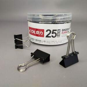 Биндер 25мм 48шт. черный