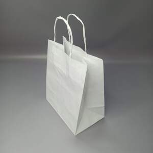 Бумажный пакет с ручками 190х120х230 мм