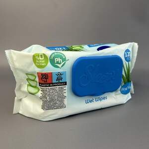 Влажные салфетки Sleepy алое вера 120 шт. с клапаном.