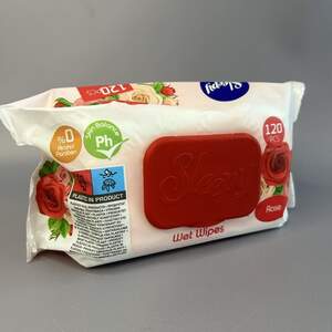 Влажные салфетки Sleepy роза 120 шт. с клапаном.