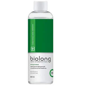 Дезинфицирующее средство БиоЛонг Концентрат 100, 250 мл Дезинфицирующее средство БиоЛонг Концентрат 100, 250 мл