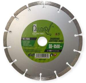 Диск алмазный отрезной сегментный 180 мм Alloid
