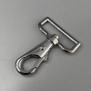 Карабин для сумки 38 мм, никель - 6 см