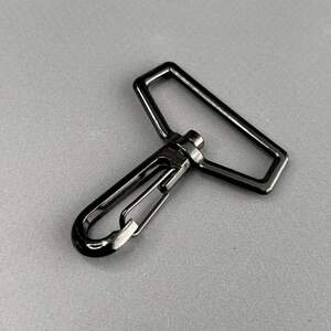 Карабин для сумки 38 мм, темный никель - 5,5 см