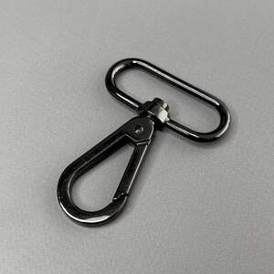 Карабин для сумки 38 мм, темный никель - 5,5 см