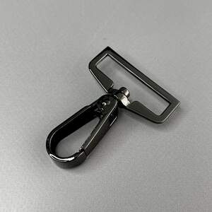 Карабин для сумки 38 мм, темный никель - 6 см