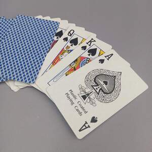 Карты игральные 1 колода 54 карты, пластиковое покрытие