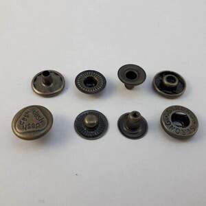 Кнопка Альфа 15мм Антик dah (720шт) (00247)