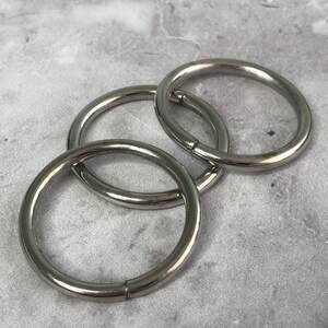 Кольцо для сумки Ø 2,5 см - никель