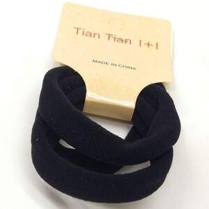 Комлект бесшовных резинок 3 шт, цвет черный