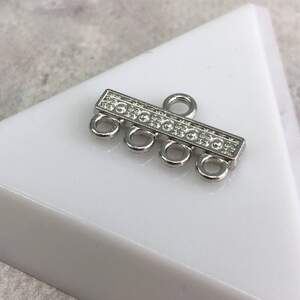 Коннектор-разделитель 12х21 мм, цвет - Сталь