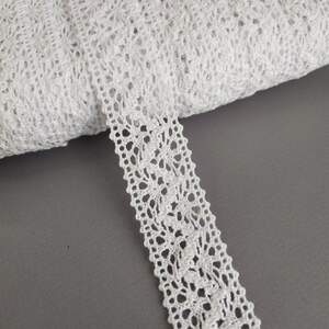 Кружево льняное 2,8см - Белый (М5012)