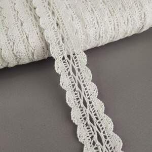 Кружево льняное 2,8см - Белый (М6524-2)