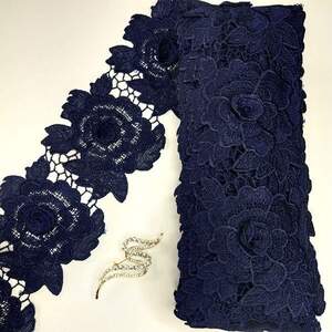 Кружево макраме Sindtex 10,5см (9м) Цвет - Синий (39-HL1431-108-2) Кружево макраме Sindtex 10,5см (9м) Цвет - Синий (39-HL1431-108-2)