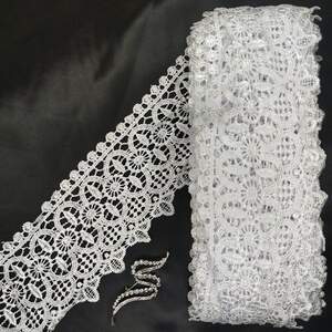 Кружево макраме Sindtex 10см (13м) Цвет - Белый (04-L0052-1) Кружево макраме Sindtex 10см (13м) Цвет - Белый (04-L0052-1)