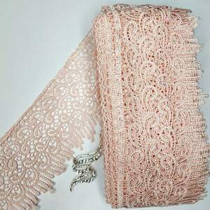 Кружево макраме Sindtex 10см (13м) Цвет - Персик (36-SF-3998-8) Кружево макраме Sindtex 10см (13м) Цвет - Персик (36-SF-3998-8)