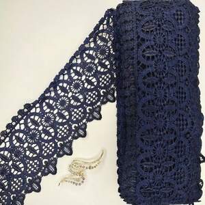 Кружево макраме Sindtex 10см (13м) Цвет - Синий тёмный (04-L0052-3) Кружево макраме Sindtex 10см (13м) Цвет - Синий тёмный (04-L0052-3)