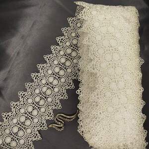 Кружево макраме Sindtex 10см (20м) Цвет - Айвори (21-Y12168-1) Кружево макраме Sindtex 10см (20м) Цвет - Айвори (21-Y12168-1)