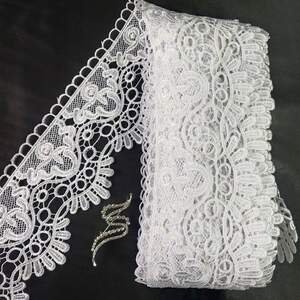 Кружево макраме Sindtex 11см (13м) Цвет - Белый (46-D22884-1) Кружево макраме Sindtex 11см (13м) Цвет - Белый (46-D22884-1)