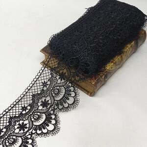 Кружево макраме Sindtex 13см (13м) Цвет - Черный (729-107-039) Кружево макраме Sindtex 13см (13м) Цвет - Черный (729-107-039)