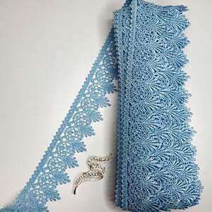 Кружево макраме Sindtex 5см (20м) Цвет - Голубой (33-Y10331-1)