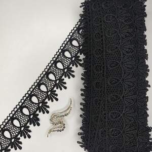 Кружево макраме Sindtex 5см (20м) Цвет - Черный (01-Y10495-10)