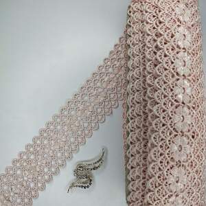 Кружево макраме Sindtex 6,5см (20м) Цвет - Пудра (08-Y11560-8)