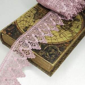 Кружево макраме Sindtex 6см (13м) Цвет - Пыльная роза (729-51-091)