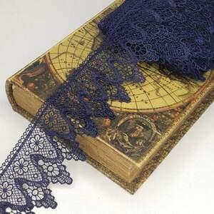 Кружево макраме Sindtex 6см (13м) Цвет - Синий темный (729-51-154)