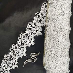 Кружево макраме Sindtex 7см (13м) Цвет - Белый (04-L0171-1)