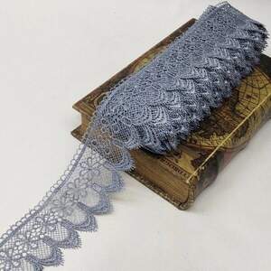 Кружево макраме Sindtex 7см (13м) Цвет - Серый (729-64-003)