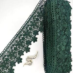 Кружево макраме Sindtex 8,5см (13м) Цвет - Зеленый (13-L0007-3)