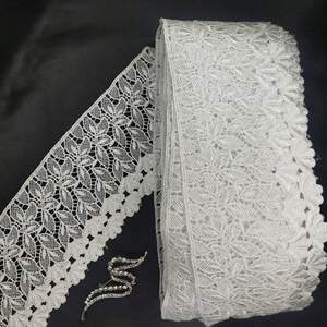 Кружево макраме Sindtex 9см (13м) Цвет - Белый (49-SF4315-1)