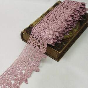 Кружево макраме Sindtex 9см (13м) Цвет - Пыльная роза (729-93-091)