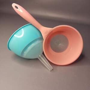 Лейка-сито трансформер пластик 11,5см