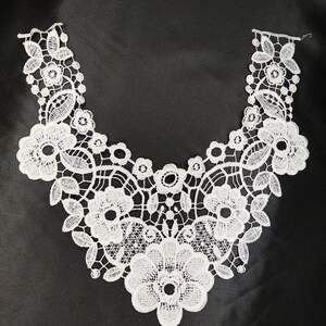 Лейсы кружевные фрагменты Sindtex - Белый (ЛК-219W)