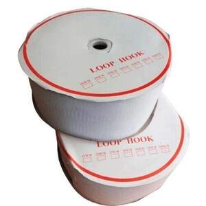 Липучка швейная пришивная 8 см Белая 22,5 м