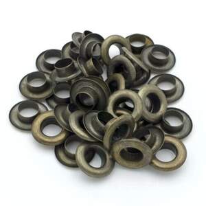 Люверс из нержавеющей стали D-5мм 1000шт Антик (матр.00254)