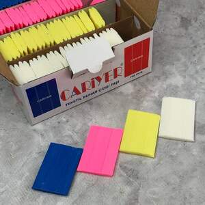 Мел-мыло портновское Cariyer Цветное 100шт. Мел-мыло портновское Cariyer Цветное 100шт.