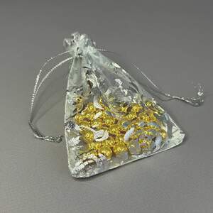 Мешочек подарочный из органзы 9х12 см - белый