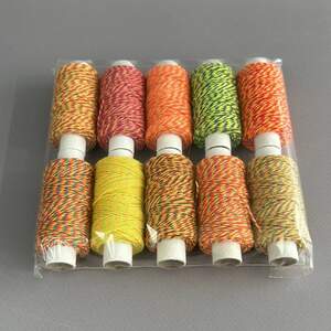Набор 10х25м - нить для творчества 100 полиэстер