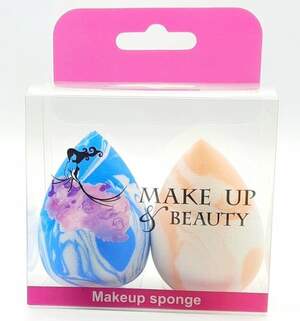 Набор бьюти-блендеров для макияжа Мрамор, 2шт