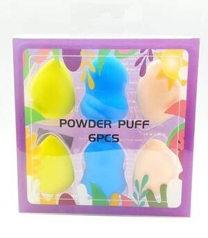 Набор бьюти-блендеров для макияжа, 6шт