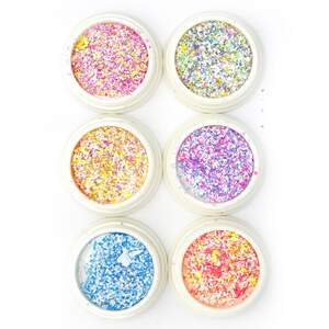 Набор декора для ногтей 28, 6 цветов