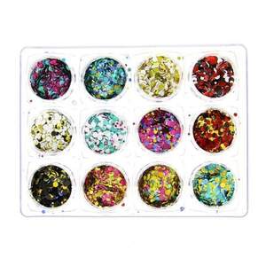 Набор декора для ногтей, Конфетти, 12шт