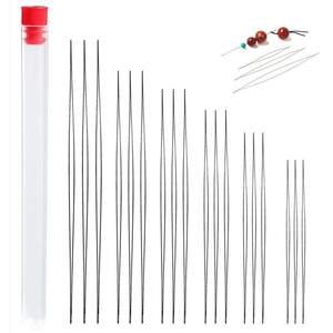 Набор игл для бисера раздвоенные в футляре - 18 шт