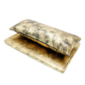 Набор коврик подлокотник для рук, черный с золотом