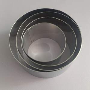 Набор круглых форм из 4 штук для сборки тортов, десертов, салатов